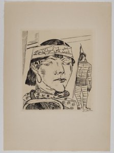 Dama das serpentes de Max Beckmann