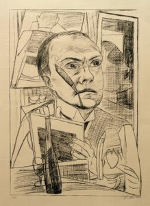 Mesmo no hotel de Max Beckmann
