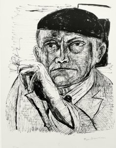 Auto-retrato de Max Beckmann