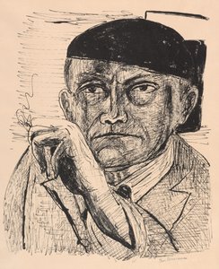 Auto-retrato (Auto-imagem) de Max Beckmann