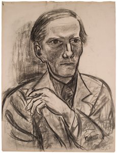 Esboço para «Retrato de Fred Conway» de Max Beckmann