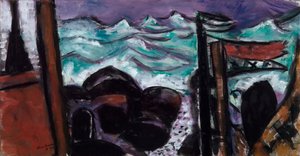 Mar Tempestade Pequena de Max Beckmann
