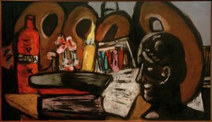 Natureza Morta com Paletes de Max Beckmann