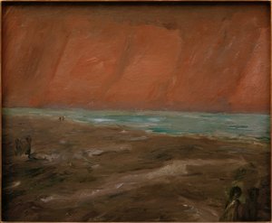 Noite sombria junto ao mar de Max Beckmann