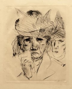 Mulher que chora de Max Beckmann