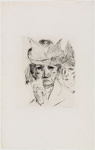 Mulher a chorar de Max Beckmann
