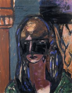 Mulher com Máscara; Frau mit Maske de Max Beckmann