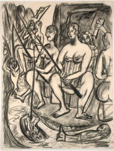 A Pesca Feminina de Max Beckmann