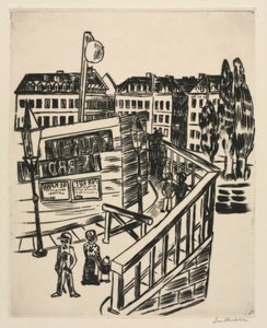 Ponte de madeira de Max Beckmann
