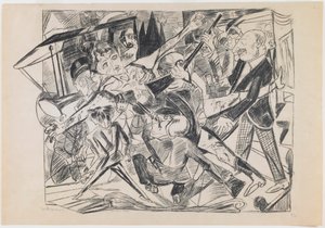 placa 4: Martírio de Max Beckmann