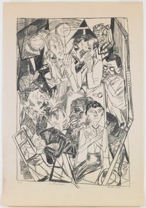 placa 6: Os ideólogos de Max Beckmann