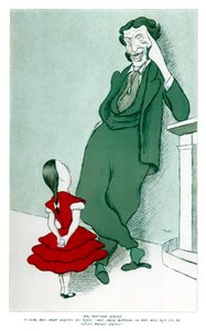 Matthew Arnold 1822-1888 e sua sobrinha, 1904. de Henry Maximilian Beerbohm
