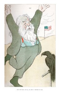 Walt Whitman, Incitando o pássaro da liberdade a subir, 1904.