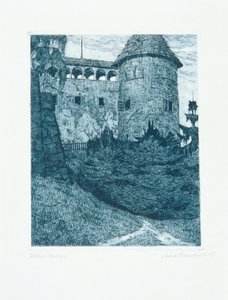 Castelo de Hallegg de Max Bradaczek