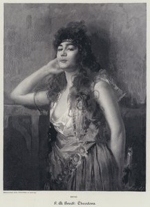 Theodora (gravura) de Max Ferdinand Bredt