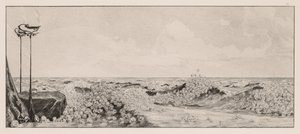 Uma luva: homenagem, 1880. de Max Klinger
