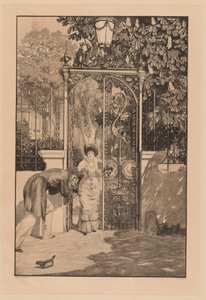 No Portão Am Thor, 1887. de Max Klinger