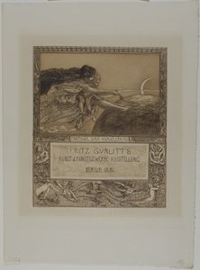 Cartão para a Exposição Gurlitt: Imaginação e a Criança Artista de Max Klinger