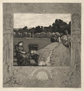 Criança, Da Morte, Parte I, Opus XI Criança, Da Morte, Parte I, Opus XI, 1889. de Max Klinger