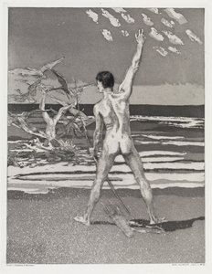 O Tiro (Tenda, Opus XIV, 1.ª Parte, n.º 10) de Max Klinger