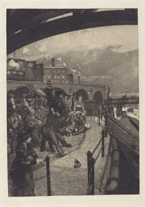 Um homicídio Um homicídio, 1883. de Max Klinger