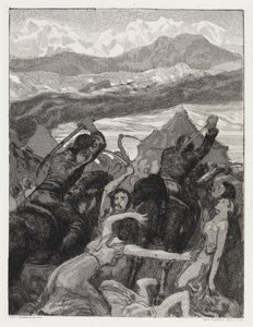 Invasão (Tenda, Opus XIV, 1.ª Parte, n.º 14) de Max Klinger
