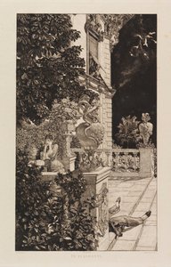 Em Inflamação, de Dramas, Opus IX Dramen, Opus IX, 1883 de Max Klinger