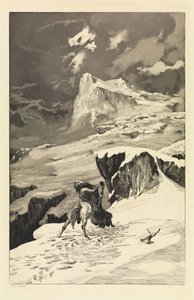 Centauros em luta (Intermezzi, Opus IV, prancha 5) de Max Klinger