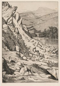 Deslizamento de terra Opus IV, 6, 1881. de Max Klinger