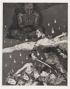 Assassinato, Tenda, opus XIV, parte 2, n.º 39 de Max Klinger
