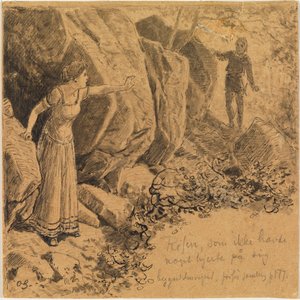Narciso e Eco I. de Max Klinger