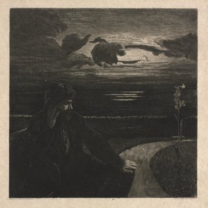 Noite, de Da Morte, Parte I, Opus XI de Max Klinger