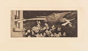 Opus VI, da Paráfrase sobre a descoberta de uma luva, 1881. de Max Klinger