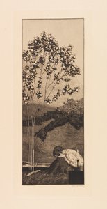 Opus VI, da Paráfrase sobre a descoberta de uma luva, 1881. de Max Klinger