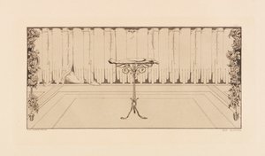 Opus VI, da Paráfrase sobre a descoberta de uma luva, 1881. de Max Klinger