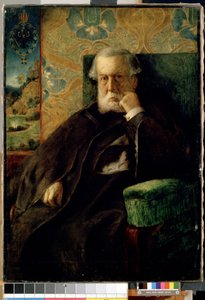 ""Retrato do Doutor von Meyer"" Pintura de Max Klinger (1857-1920) Dim. 111,3x80,2 cm Museu de Belas Artes Mikalojus Konstantinas Ciurlionis, Kaunas, Lituânia de Max Klinger