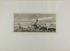 Centauro Perseguido, prato três de Intermezzos de Max Klinger