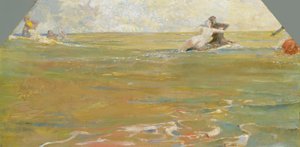 Deuses do mar no oceano de Max Klinger