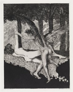 Violação (Tenda, Opus XIV, Parte 1, n.º 8) de Max Klinger