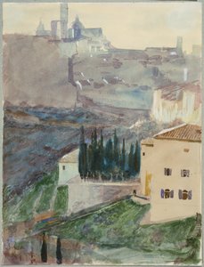 Vista de Siena de Max Klinger