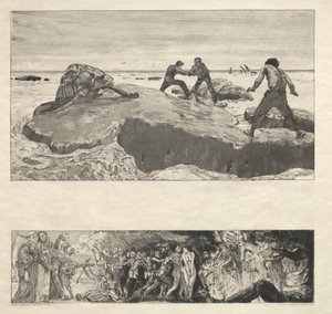 Vom Tode I, Opus II, 1889 No. 2) de Max Klinger