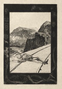 Vom Tode I, Opus II, 1889 No. 8) de Max Klinger