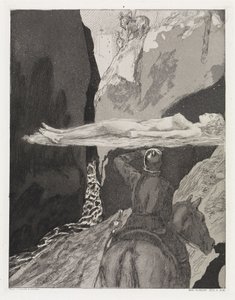 Diante da torre (Tenda, opus XIV, parte 2, n.º 36) de Max Klinger