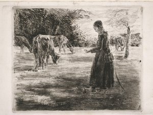 No prado (perto de Delden, na Holanda) de Max Liebermann