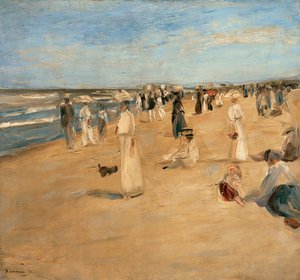 Praia em Noordwijk, 1911. de Max Liebermann