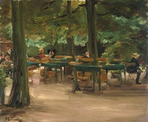 Jardim da Cerveja, 1905 de Max Liebermann