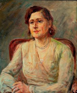 Retrato Lydia Petrova de Max Liebermann