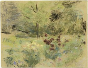 Flores e árvores de Max Liebermann