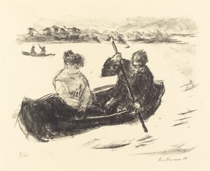 Canoagem, 1919. de Max Liebermann