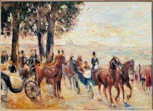 Curso em Monte Pincio de Max Liebermann